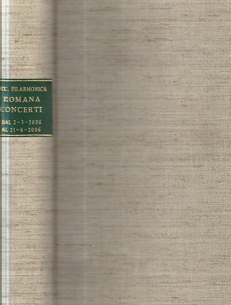 Accademia Filarmonica Romana. Concerti 2006 | Immagine principale