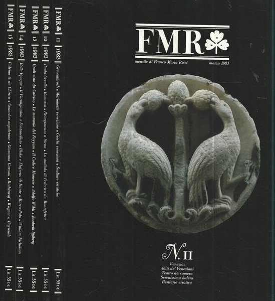 FMR Mensile di Franco Maria Ricci 1983 dal n. 11 …