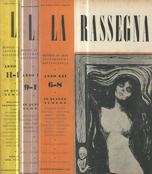 La Rassegna 1952 n. 6-8/9-10/11-12 | Immagine principale