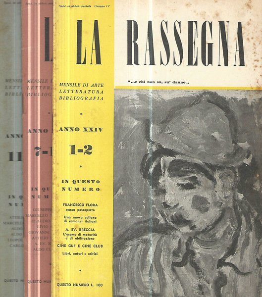 La Rassegna 1955 n. 1-2/7-10/11-12