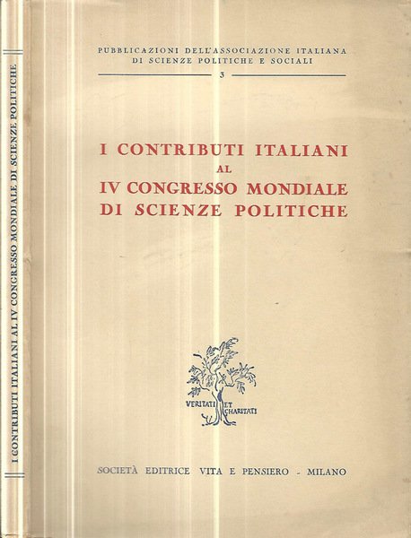 I contributi italiani al IV Congresso mondiale di scienze politiche