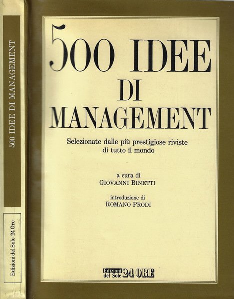 500 idee di management selezionate dalle più prestigiose riviste di … | Immagine principale