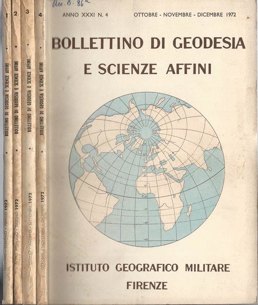 Bollettino di Geodesia e Scienze affini anno 1972