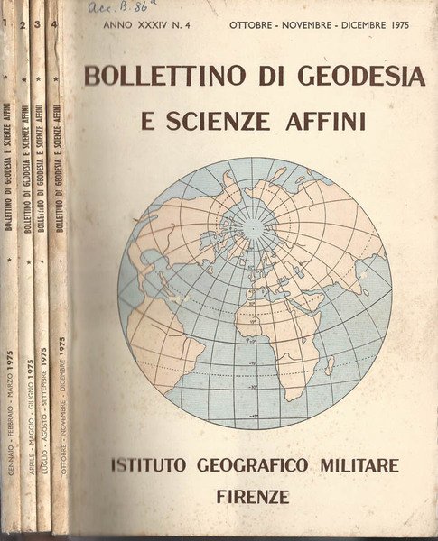 Bollettino di Geodesia e Scienze affini anno 1975