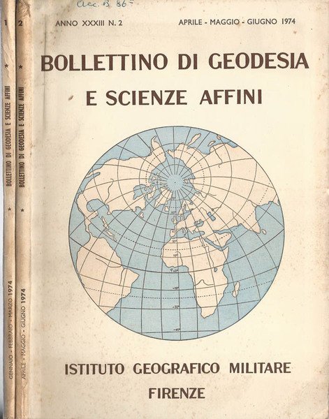 Bollettino di Geodesia e Scienze affini anno 1974 (N. 1 …