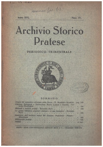 Archivio Storico Pratese