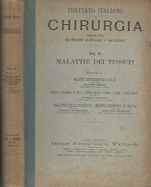 Trattato italiano di chirurgia redatto da distinti professori e specialisti, … | Immagine principale