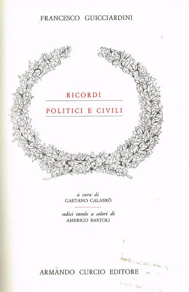 RICORDI POLITICI E CIVILI