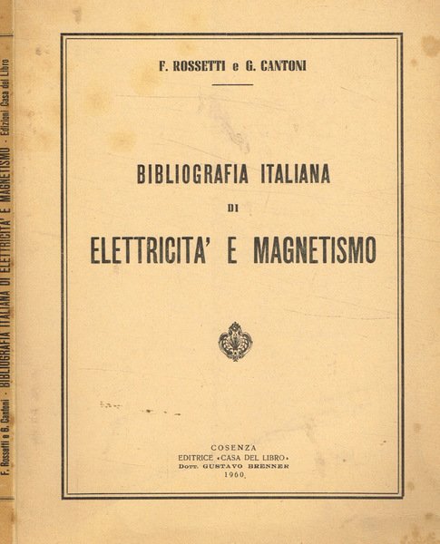 Bibliografia italiana di elettricità e magnetismo