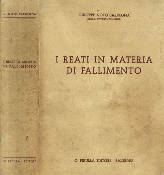 I reati in materia di fallimento