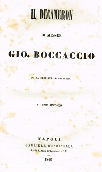 Il Decameron vol.II