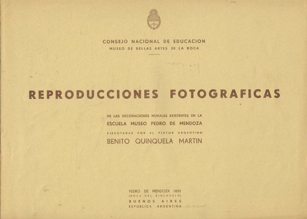 Reproducciones fotograficas de las decoraciones murales existentes en la escuela …