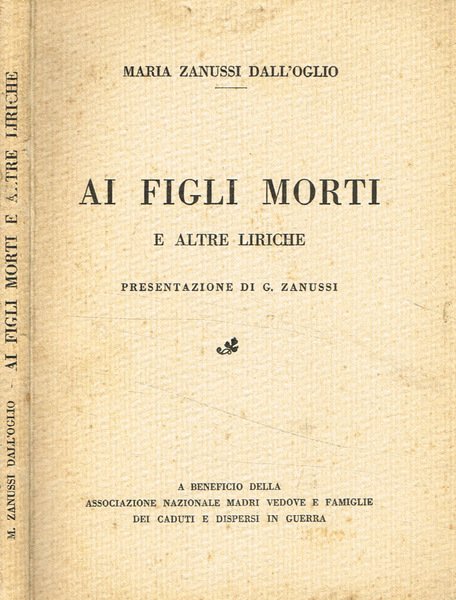 Ai figli morti e altre liriche