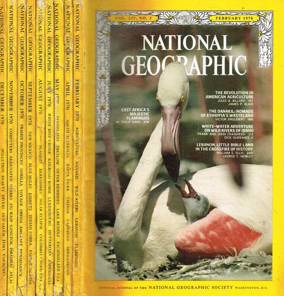 The National Geographic Magazine. Volume 137 number 2, 4, 5, …
