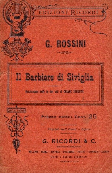 IL BARBIERE DI SIVIGLIA