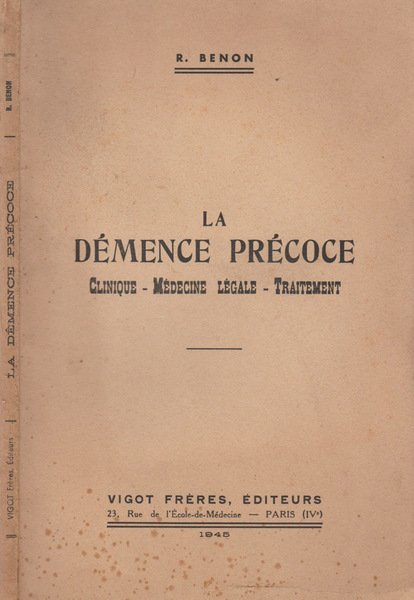 La dèmence précoce