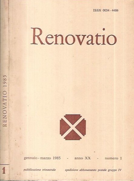 Renovatio 1985