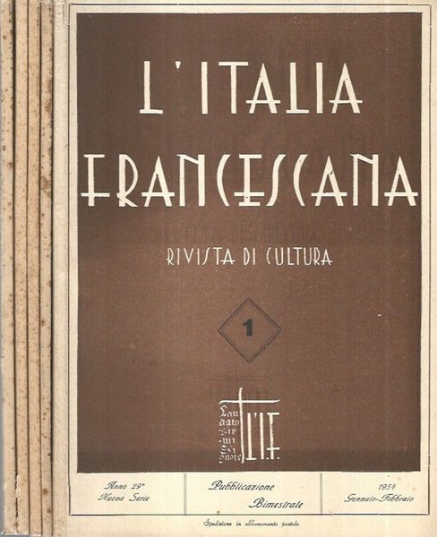 L'Italia Francescana 1954