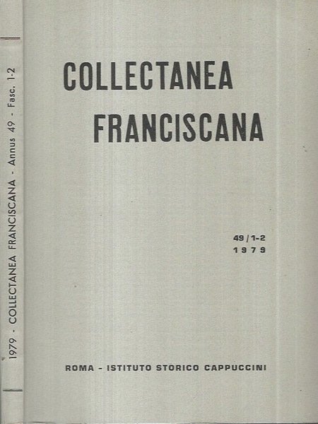 Collectanea Francescana 1979