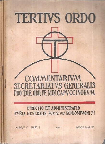 Tertius Ordo Annus V Fasc. I-II-III-IV 1944