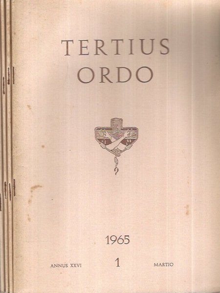 Tertius Ordo Annus XXVI Fasc. I-II-III-IV 1965 | Immagine principale