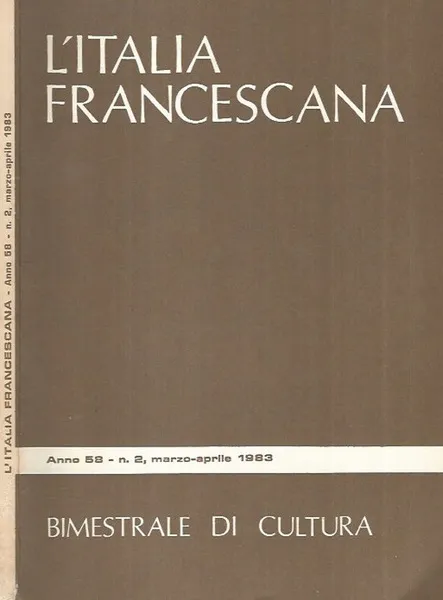 L'Italia Francescana