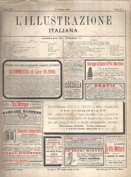 L'Illustrazione Italiana Anno XX Num. 19, 22