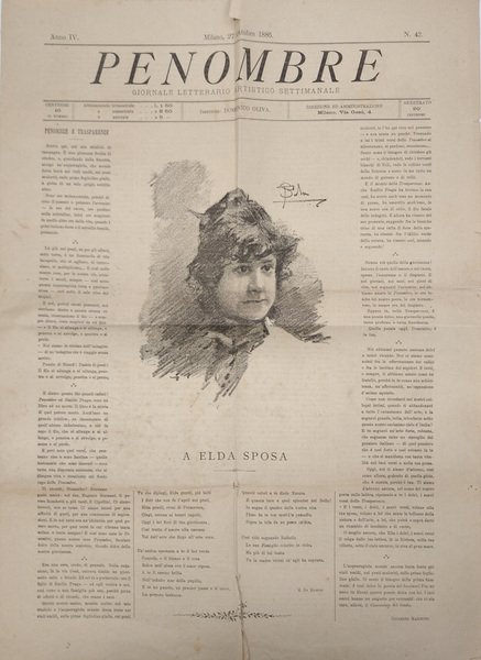 Penombre - Anno IV, 27 Ottobre 1886 n. 42