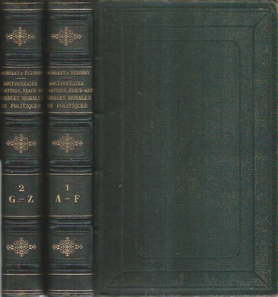 Dictionnaire Général des Lettres, des Beaux-Arts et des Sciences morales …
