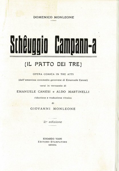 Schéuggio Campann-a Il Patto dei tre