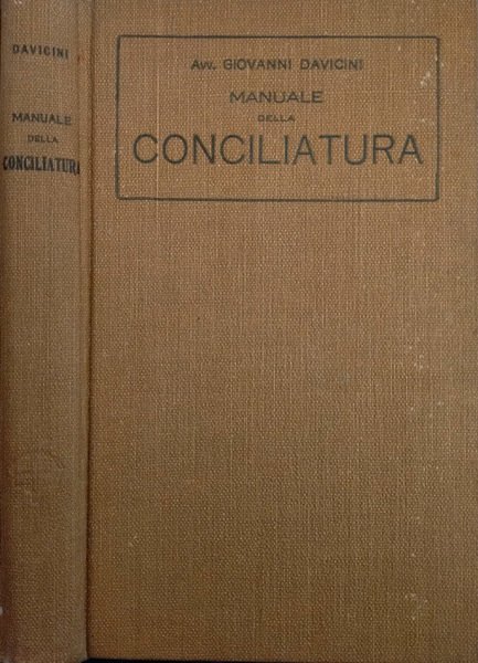 Manuale della conciliatura