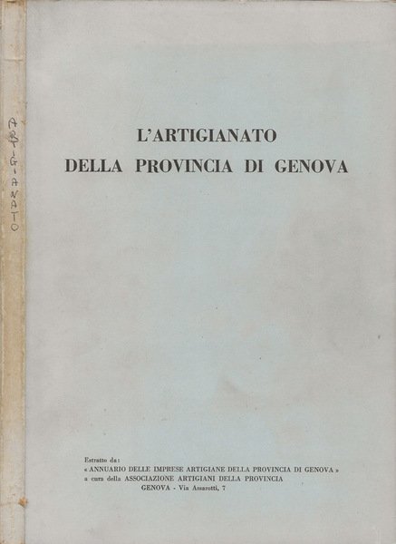 L'artigianato della provincia di Genova