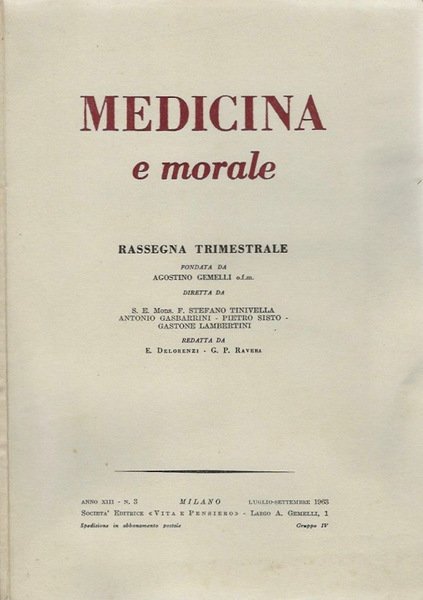 Medicina e Morale n. 3 | Immagine principale