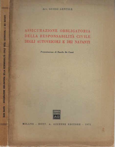 Assicurazione obbligatoria della responsabilità civile degli autoveicoli e dei natanti