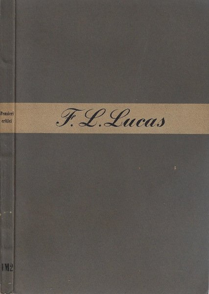 Pensieri critici in giorni critici