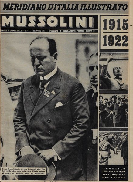 Meridiano d'Italia illustrato N. 1-11 anno 1951 N. 12-21 anno 1952