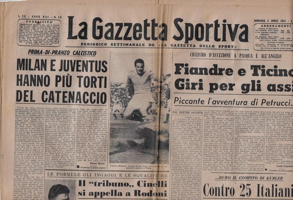 La Gazzetta Sportiva Anno XIII N. 14