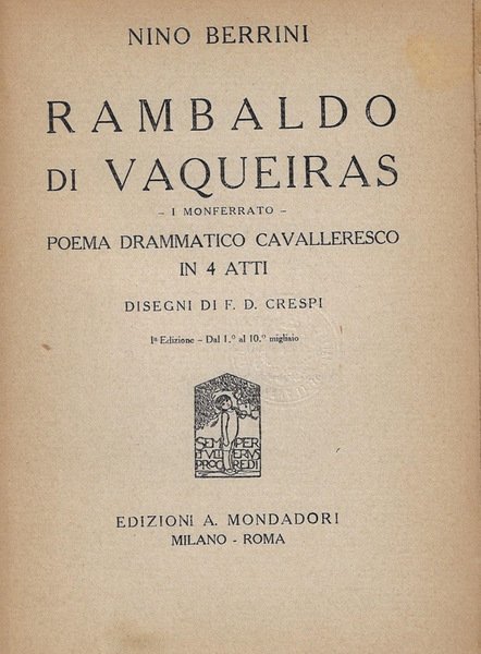 Rambaldo di Vaqueiras | Immagine principale