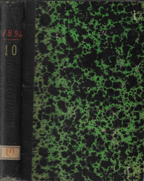 Supplemento annuale alla enciclopedia di chimica scientifica e industriale 1893-94