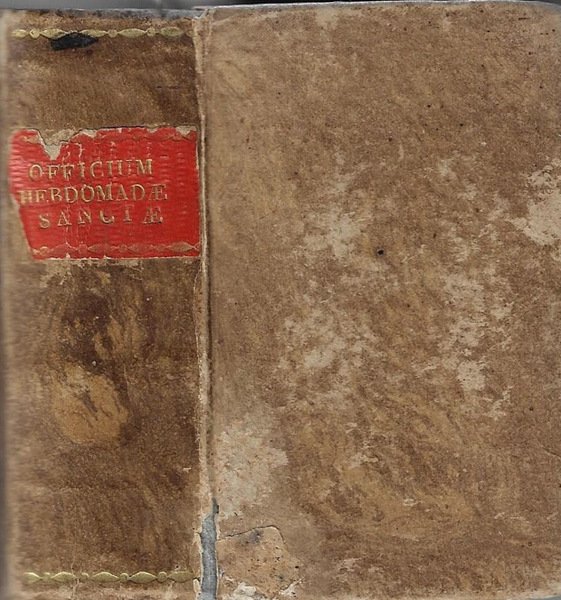 Officium hebdomadae Sanctae juxta formam missalis et breviarii romani sub …