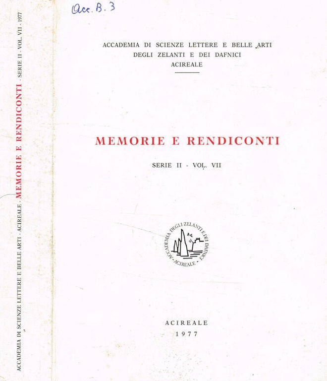 Accademia di scienze lettere e belle arti degli zelanti e … | Immagine Gallery 2