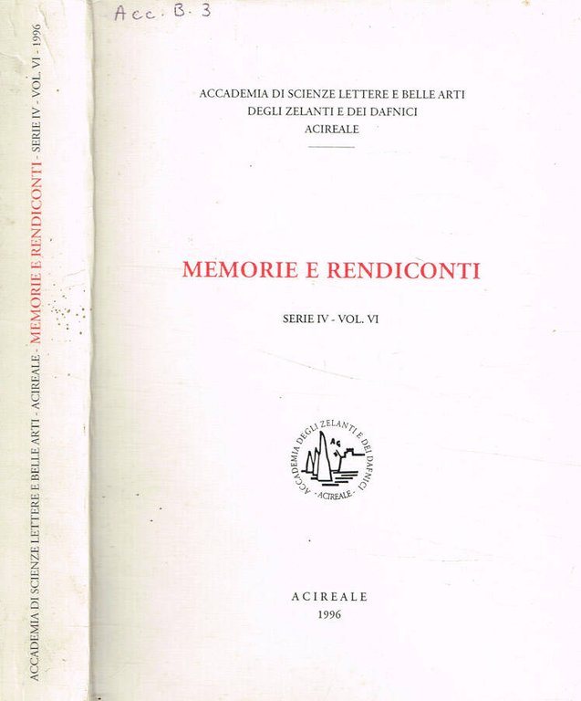 Accademia di scienze lettere e belle arti degli zelanti e … | Immagine Gallery 2