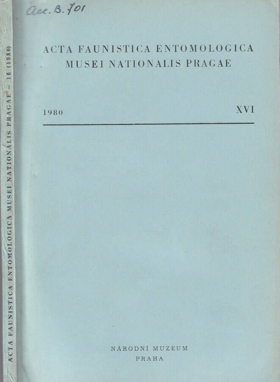 Acta faunistica entomologica musei nationalis Pragae