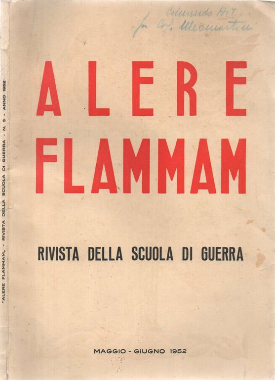Alere flammam - 1952