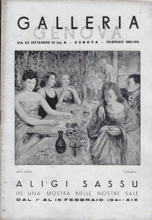 Aligi Sassu in una mostra nelle nostre sale dal 1° …