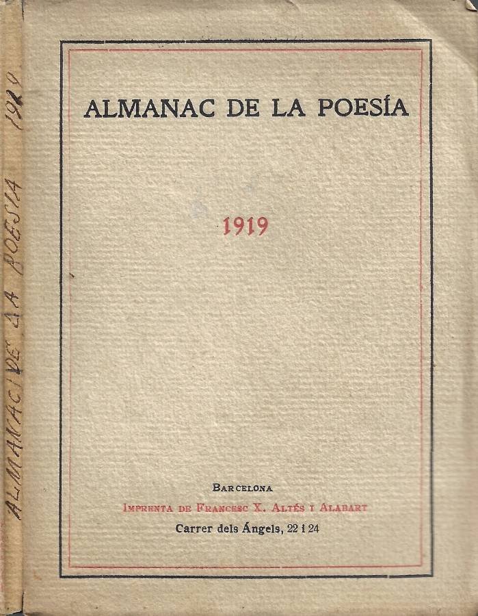 Almanac de la Poesia 1919 | Immagine principale