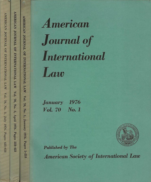 American Journal of International Law | Immagine Gallery 2
