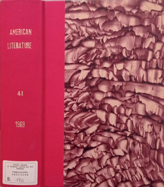 American Literature , Vol.41 N.1,2,3,4 1969
