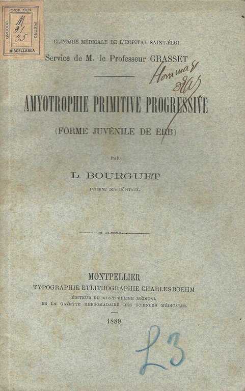 Amyotrophie primitive progressive (Forme juvénile de Erb) | Immagine Gallery 2