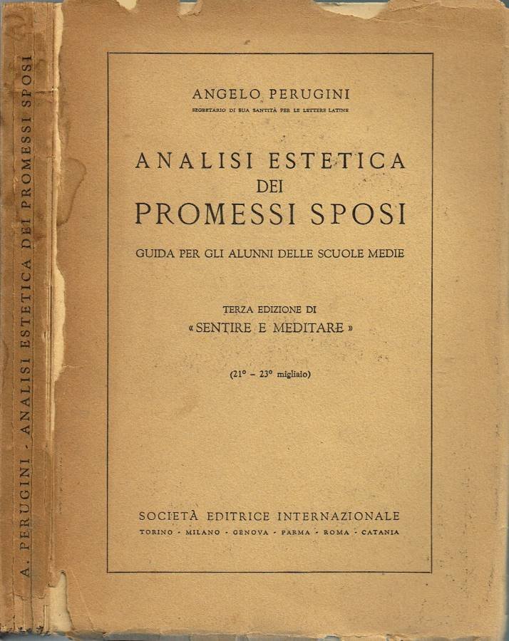 Analisi estetica dei Promessi Sposi